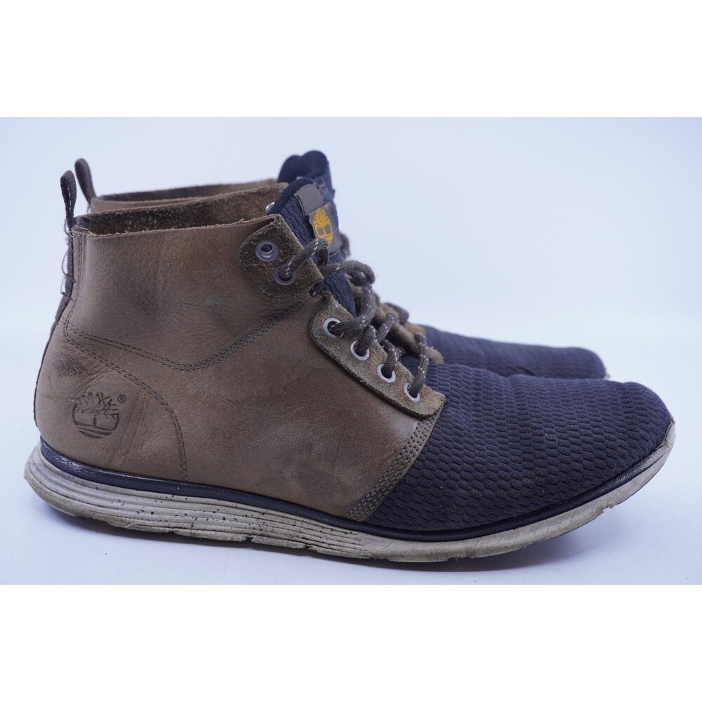 Timberland Killington Chukka Mens Sz 11 Ankle Boots Lace Up Brown Leather Black